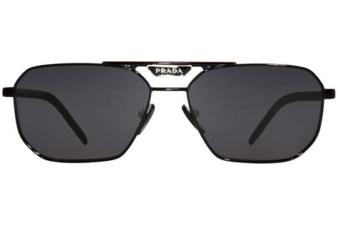 Prada PR 58YS 57 Dark Grey & Black Sunglasses .